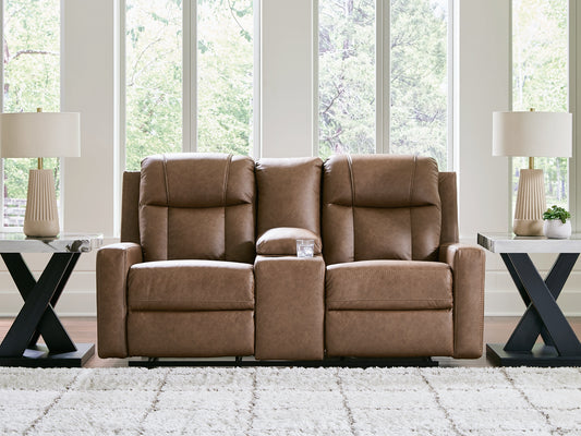 Mackmenville DBL Rec Loveseat w/Console
