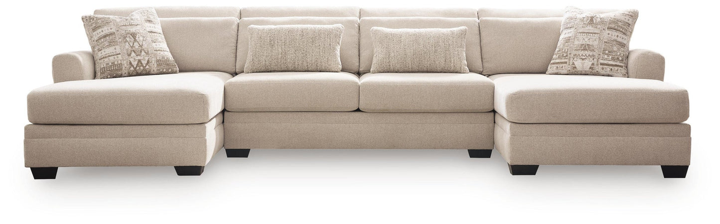Mandi Point 3-Piece Double Chaise Sectional