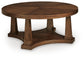 Rustic Plains Round Cocktail Table