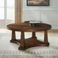 Rustic Plains Round Cocktail Table