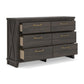 Vonitta Bay Six Drawer Dresser