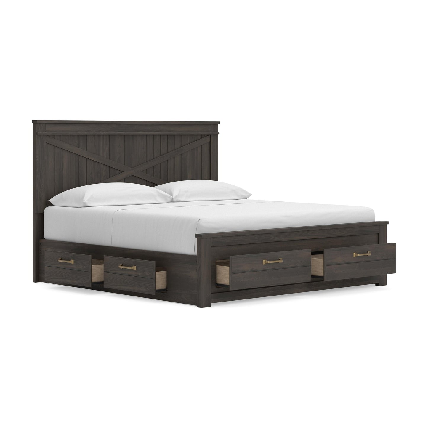 Vonitta Bay King Panel Storage Bed