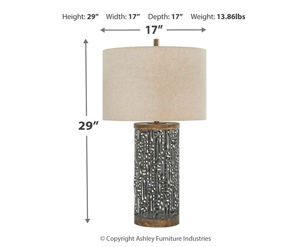 Dayo Metal Table Lamp (1/CN)