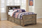 Trinell Twin Bookcase Bed with 2 Storage Drawers