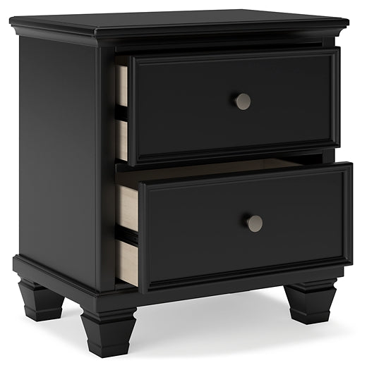 Lanolee Two Drawer Night Stand