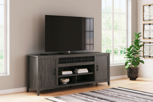 Montillan XL TV Stand w/Fireplace Option